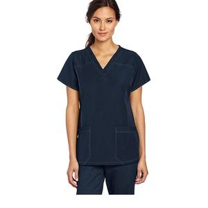 Wonderwink womens 4 stretch sporty vneck scrub top